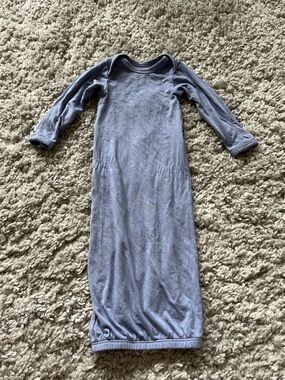Light Blue Infant Sleep Gown - Long Sleeve